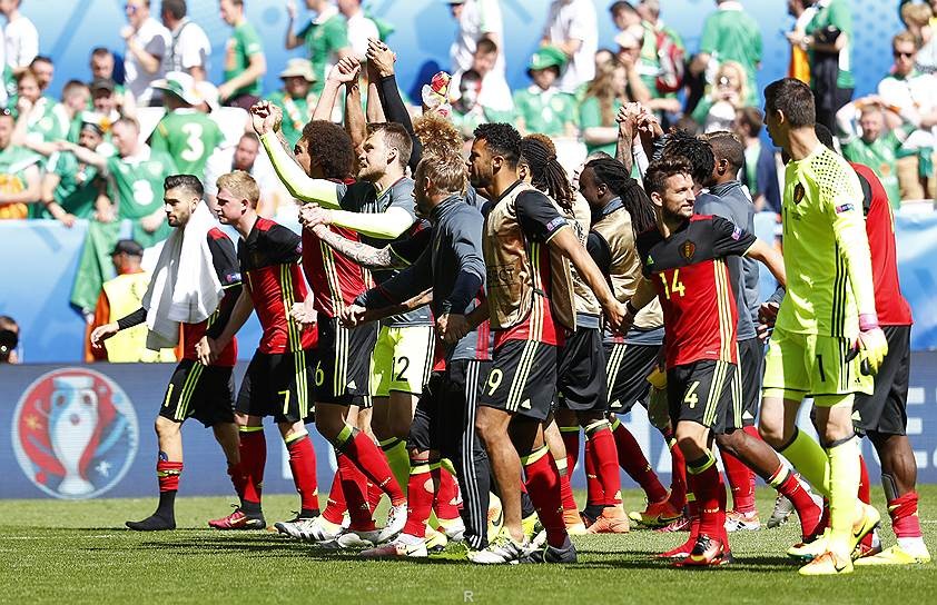 Сборная Бельгии разгромила Ирландию в матче ЕВРО