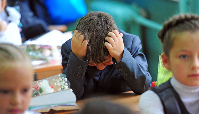 Ученые: Треть первоклассников Российской Федерации находится в стрессе