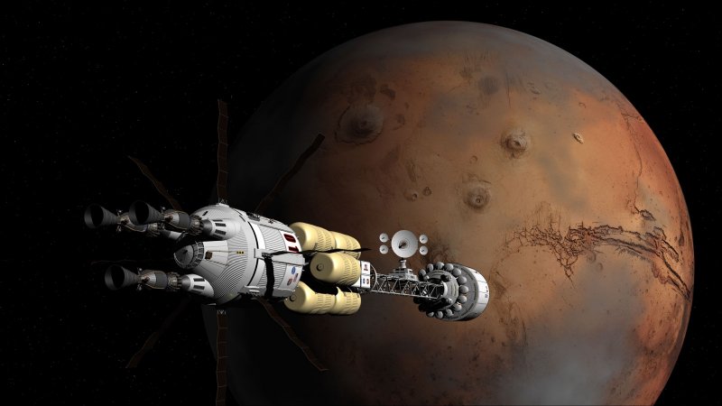 Ученые: спроектирован специальный ядерный чемодан для путешествий на Марс