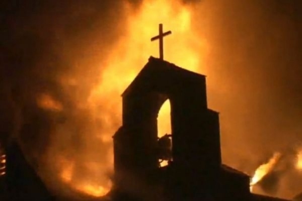 В Волгоградской области зажегся монастырь: 14 человек эвакуированы