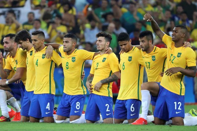 Мужская сборная Бразилии по футболу впервые в истории завоевала золото ОИ