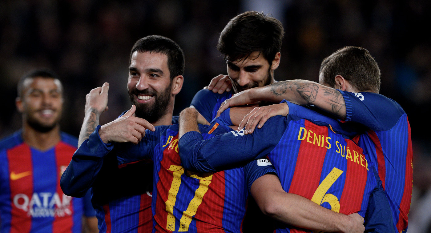 «Барселона» забила семь безответных мячей «Эркулесу» в матче Кубка Испании по футболу