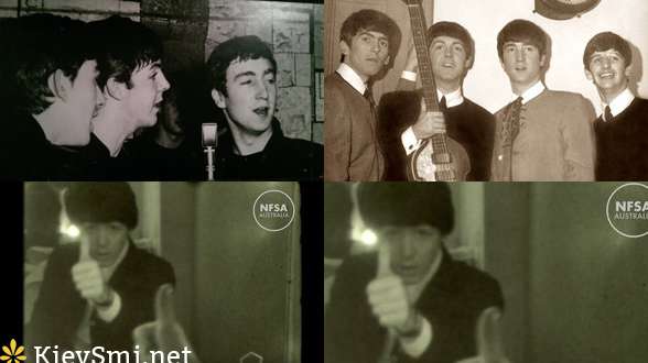 В сеть выложили до этого неизвестную видеозапись The Beatles
