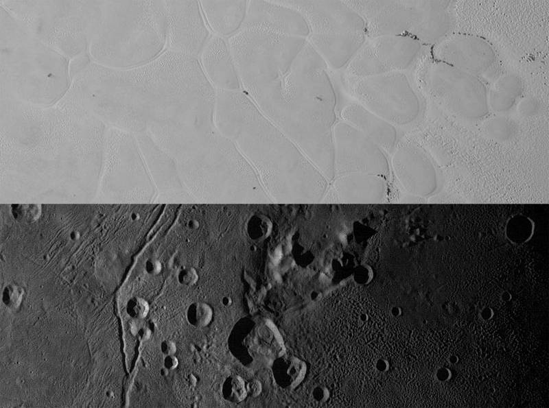NASA опубликовало фото облаков на Плутоне
