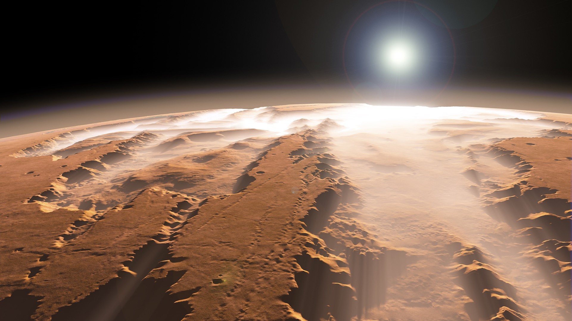 Ученые отыскали на Марсе немалый ледник