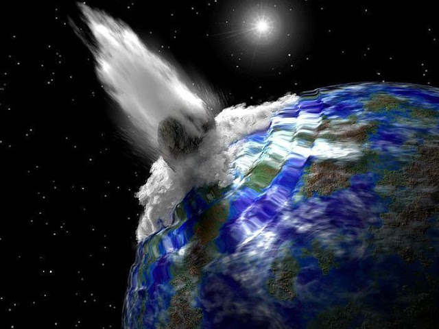 В нынешнем 2017 крупный астероид может упасть на Землю и вызвать цунами
