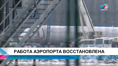 Аварийные службы аэропорта Калининграда убрали выкатившийся с полосы самолет