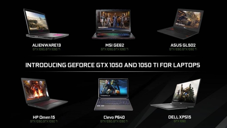 Видеокарты NVIDIA GeForce GTX 1050, 1050 Ti сейчас и в ноутбуках