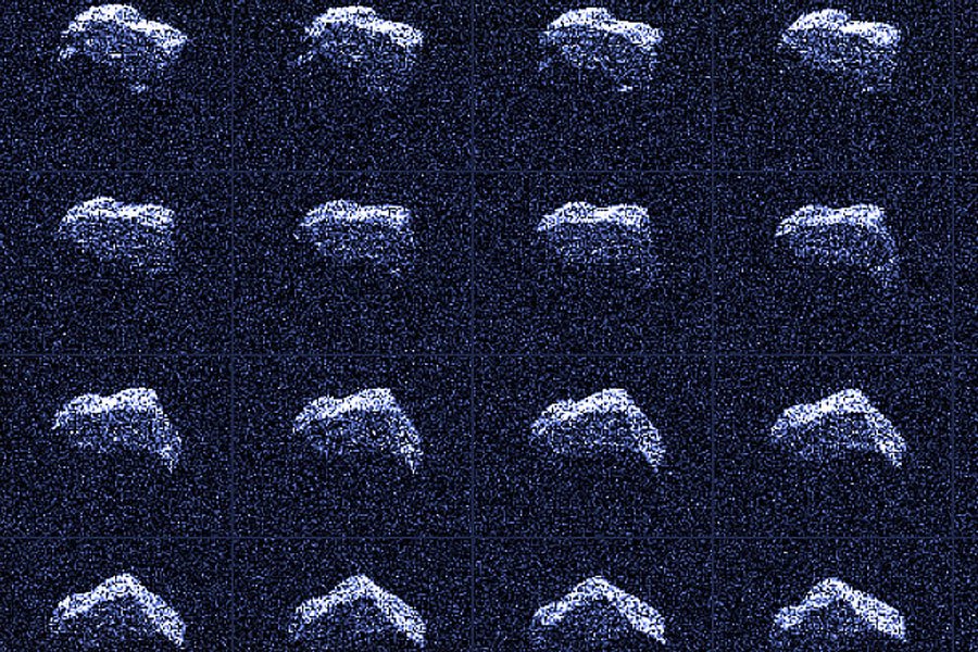 Ученые показали кадры астероида 2017 BQ6, пролетевшего мимо Земли‍