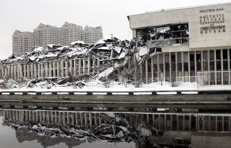 На восстановление пострадавшего от пожара здания ИНИОН направят 5 млрд руб