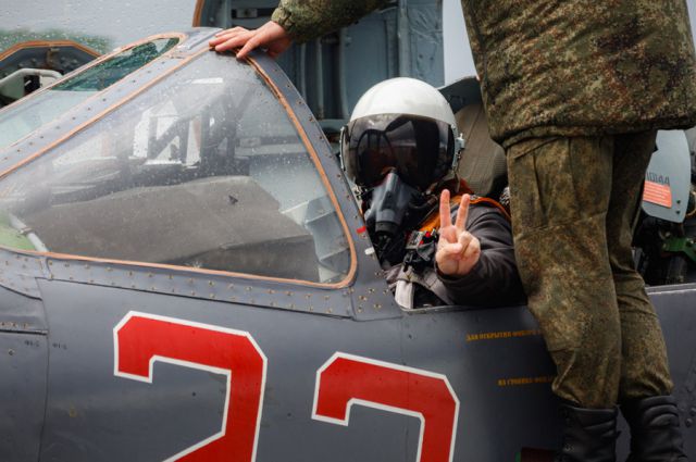 Группа Су-25 вернулась из Сирии в РФ