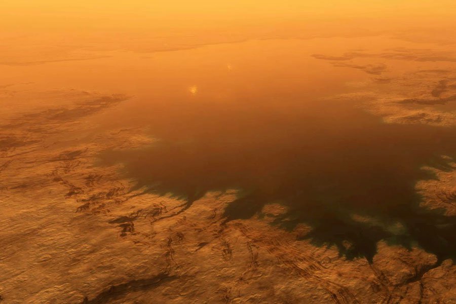 Анализ данных зонда «Кассини» позволил найти на Титане море из метана