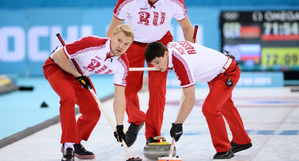 Русские керлингистки победили швейцарок в первом матче на чемпионате Европы