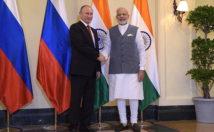 В Гоа проходят переговоры В.Путина с премьером Индии