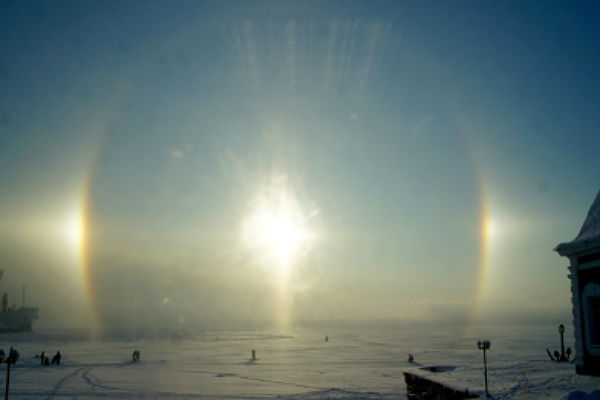 На Урале снова наблюдали появление 3-х солнц