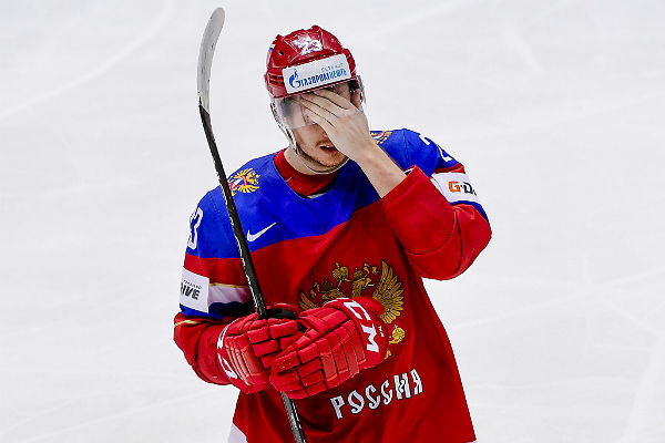 Увы, сборная РФ по хоккею уступила чехам с результатом 0:3
