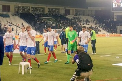 Проиграла Катару 1:2 сборная Российской Федерации по футболу