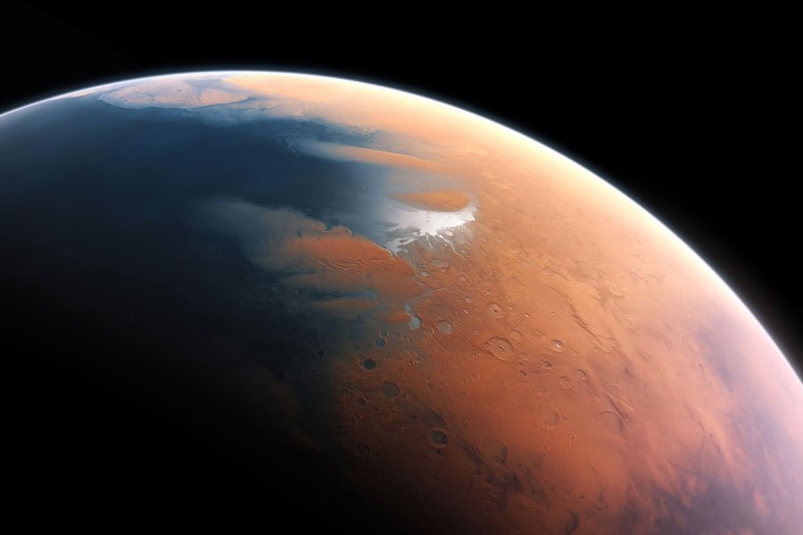 Океан на Марсе мог появиться из-за астероидов — NASA предполагают
