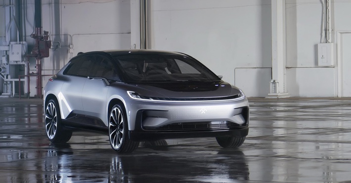 На выставке CES-2017 компания Faraday Future представила собственный электрокар FF 91