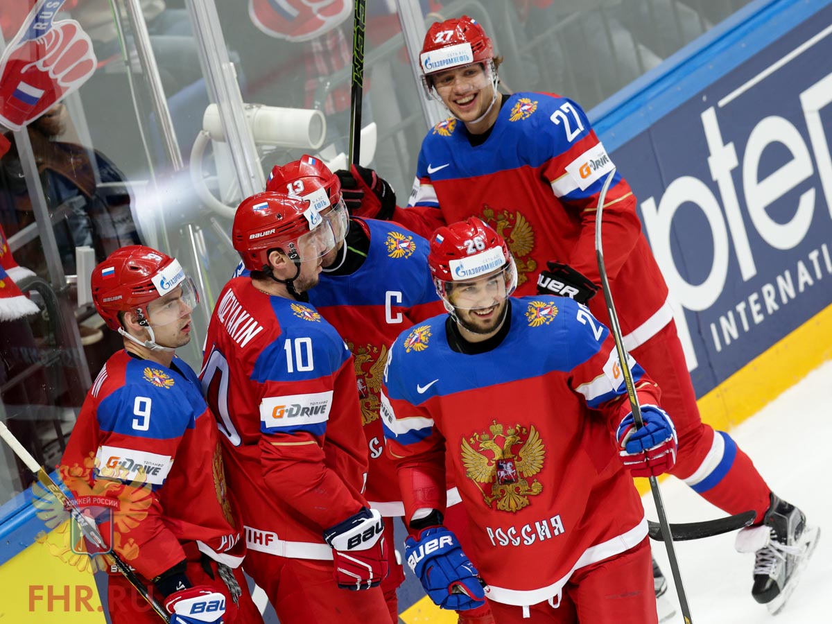 Русские хоккеисты разгромили сборную Дании на чемпионате мира с результатом 10:1