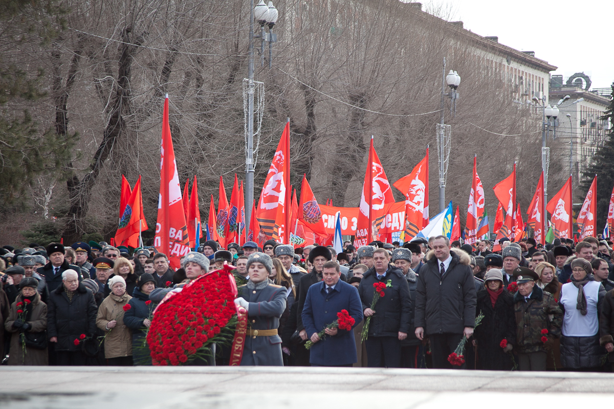Волгоградская область отмечает 73-ю годовщину победы в Сталинградской борьбе