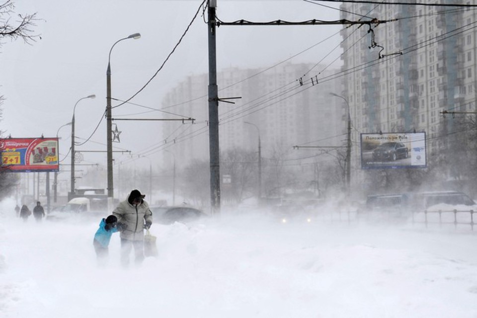 За сутки в российской столице может выпасть до 7 сантиметров снега