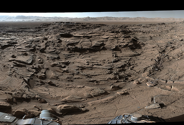 Curiosity сообщил на Землю панораму млрд. лет истории Марса — НАСА