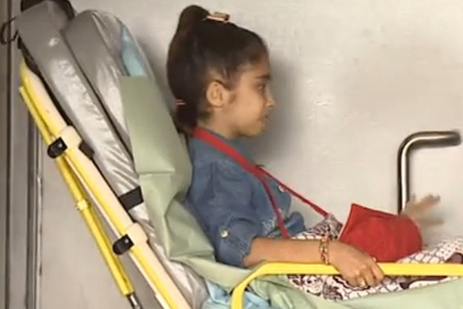 В российскую столицу доставлена девочка из Сирии, раненая при обстреле боевиками