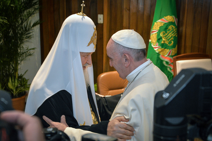 Папа Римский почувствовал присутствие святого духа на переговорах с патриархом Кириллом