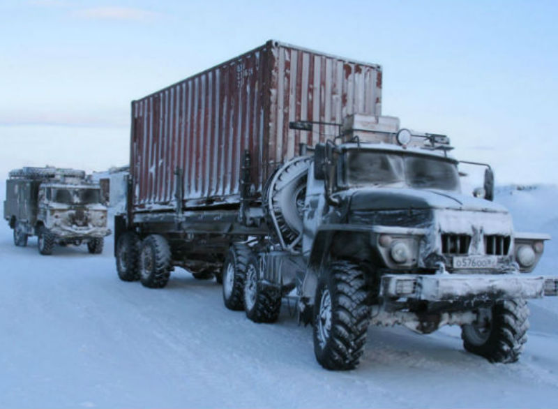 Минобороны РФ протестирует новейшую автомобильную технику в условиях Арктики