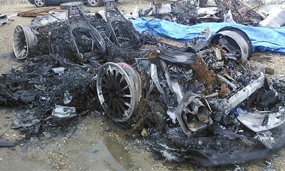 За сгоревший Lamborghini Huracan попросили 284 рубля