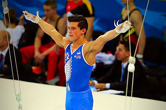 Воткинский гимнаст Давид Белявский завоевал две медали на чемпионате Европы