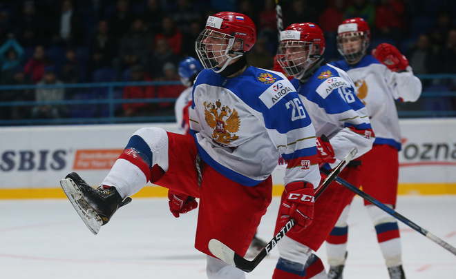 Юношеская сборная Российской Федерации по хоккею вышла в полуфинал чемпионата мира