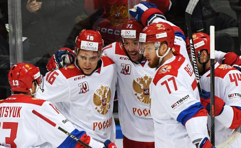 Сборная Россия обыграла Данию в матче чемпионата мира по хоккею
