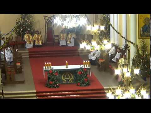 Трансляция Торжественной Рождественской Мессы в Римско-католическом Кафедральном соборе