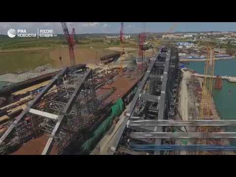 Судоходные арки Крымского моста готовы на 90%