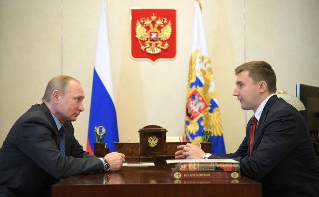 Путин поблагодарил Карякина за популяризацию шахмат