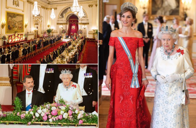 В Великобритании на ужине в честь короля Испании внимание привлекла Кейт Миддлтон