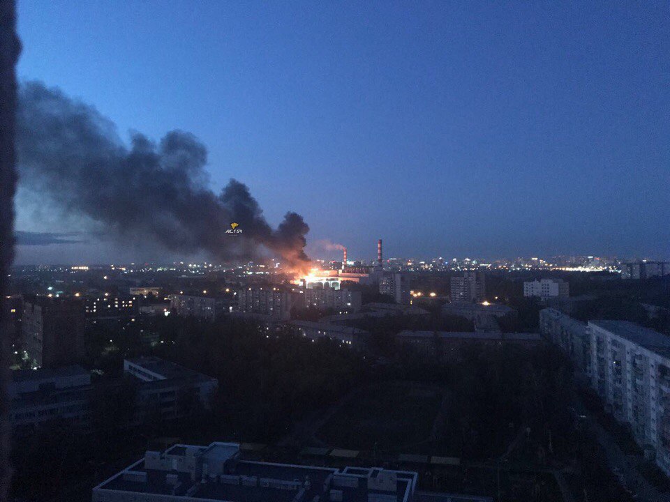 Пожар на ТЭЦ-2 оставил без света больше 18 000 новосибирцев — Минэнерго