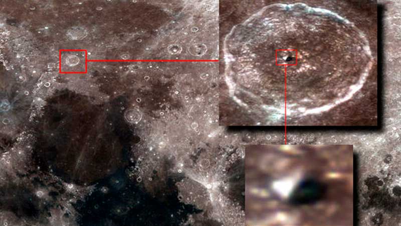 На Луне найдено искусственное сооружение, свидетельствующее о древней цивилизации