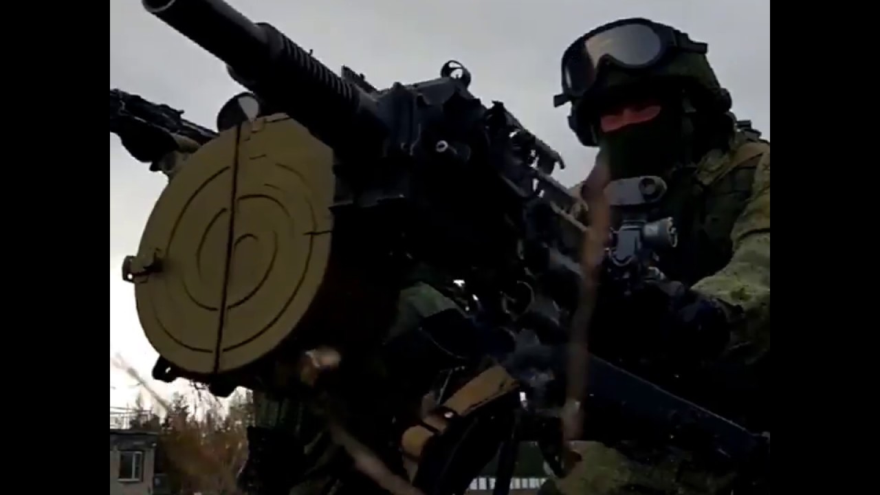 Тактико-специальные занятия спецназа России на полигоне под Тамбовом