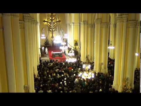 Трансляция Торжественной Рождественской Мессы в Римско-католическом Кафедральном соборе