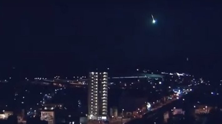 Обсерватория КубГУ зафиксировала яркий болид в небе над Сочи