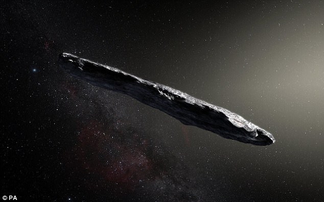 Астероид Оумуамуа посчитали кораблем пришельцев