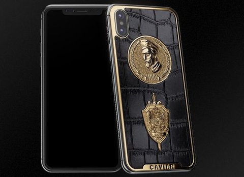 Эксклюзивные iPhone X выпустила компания Caviar к 100-летию ФСБ