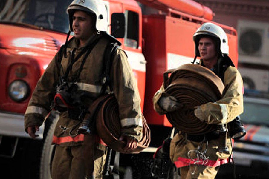 Цех кирпичного завода зажегся на Ставрополье