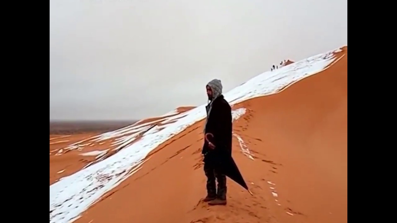 Снег в пустыне Сахара