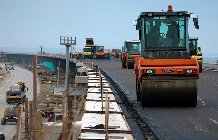 Строительство железнодорожной части Крымского моста выходит на финишную прямую в 2018 г