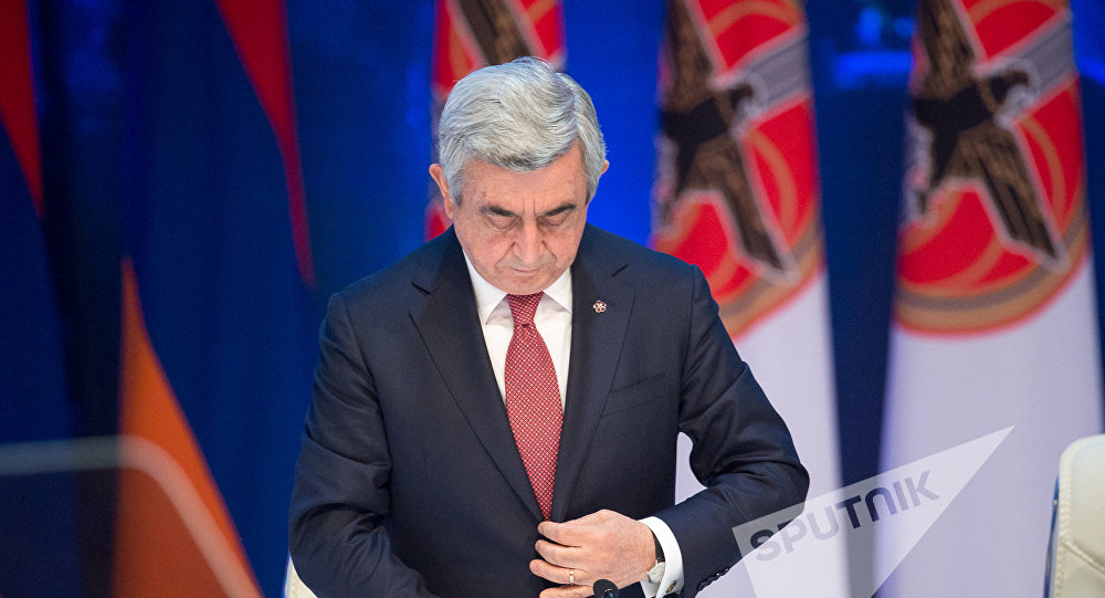 Серж Саргсян завтра назовет имя кандидата в президенты Армении