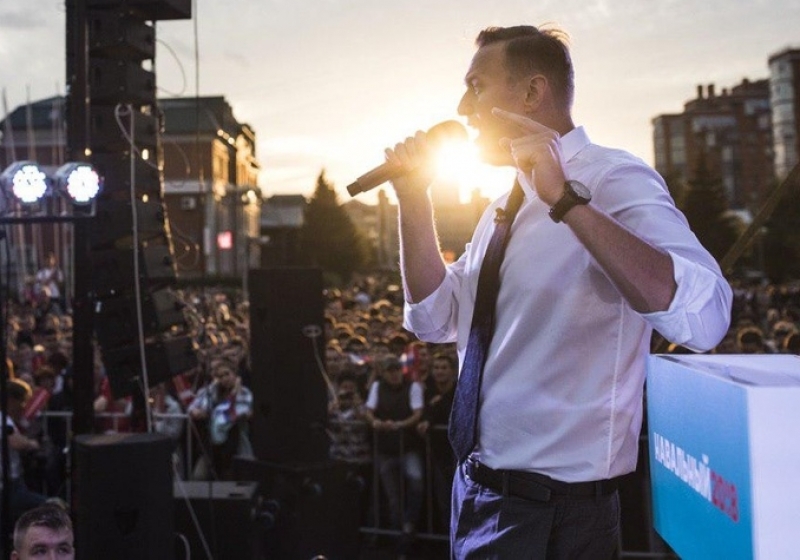 Навального задержали на «Забастовке избирателей» в столице России